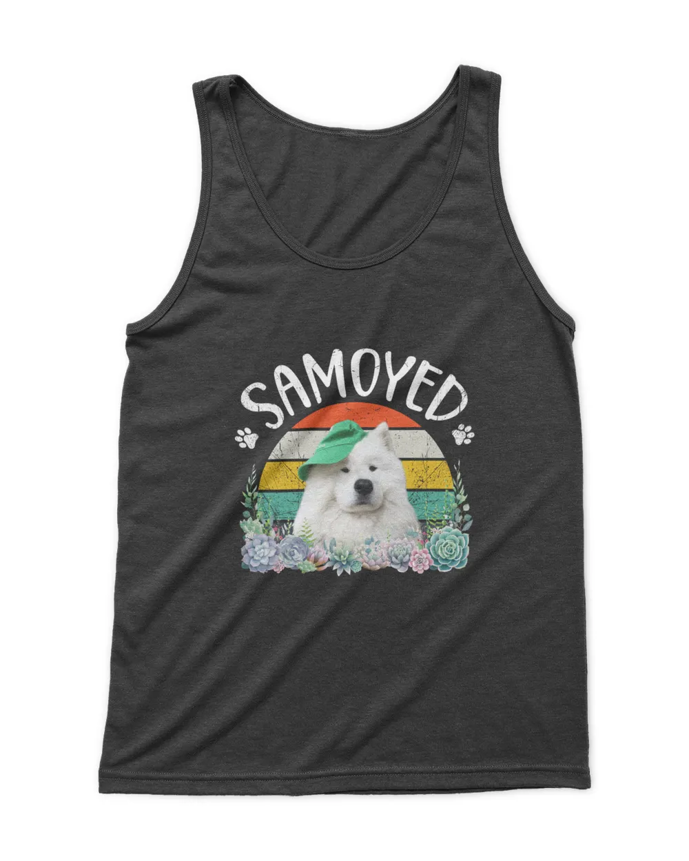 Samoyed Dog Men's Tank Top black s