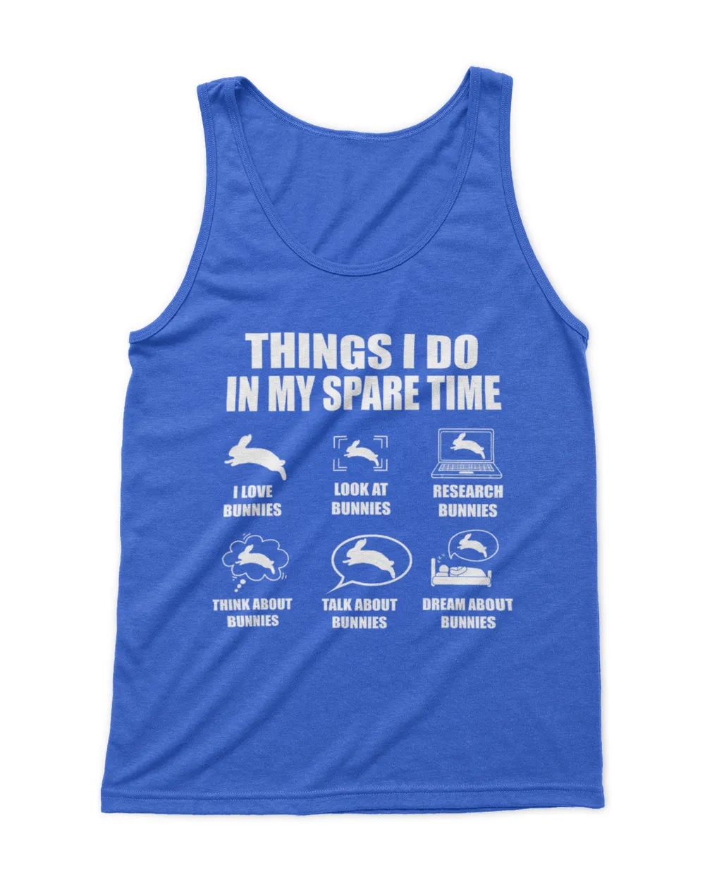 things I do in my spare time Men's Tank Top royal s