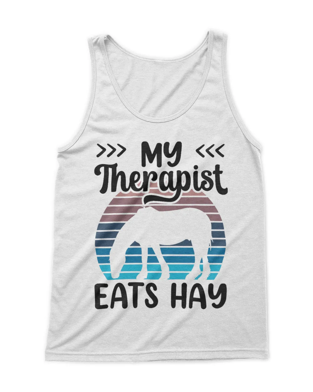 My Therapist Eats Hay Riding Horse Lover Equestrian Rider