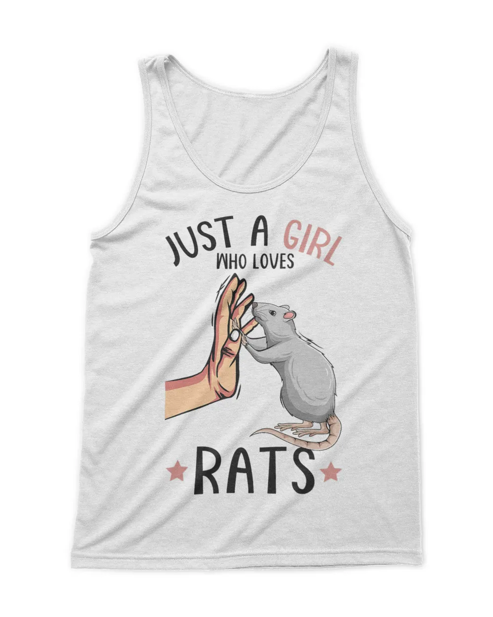 Just A Girl Who Loves Rats Women Girls Rat Lover