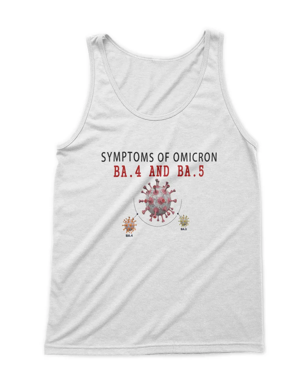 symptoms of omicron ba4 and ba5 covid 19 t shirt
