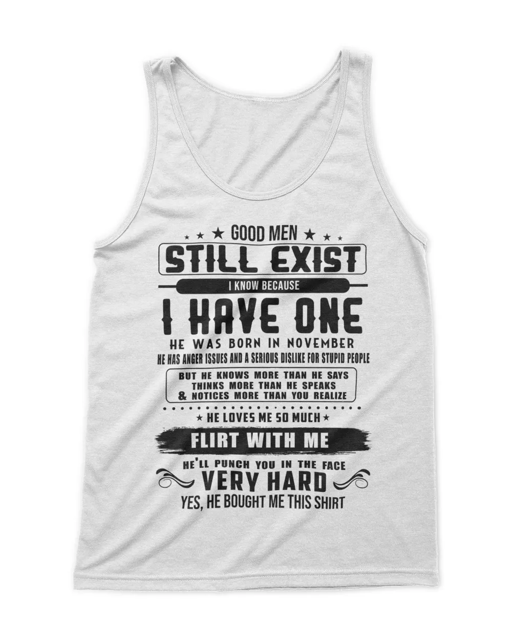 Good men Men's Tank Top white s