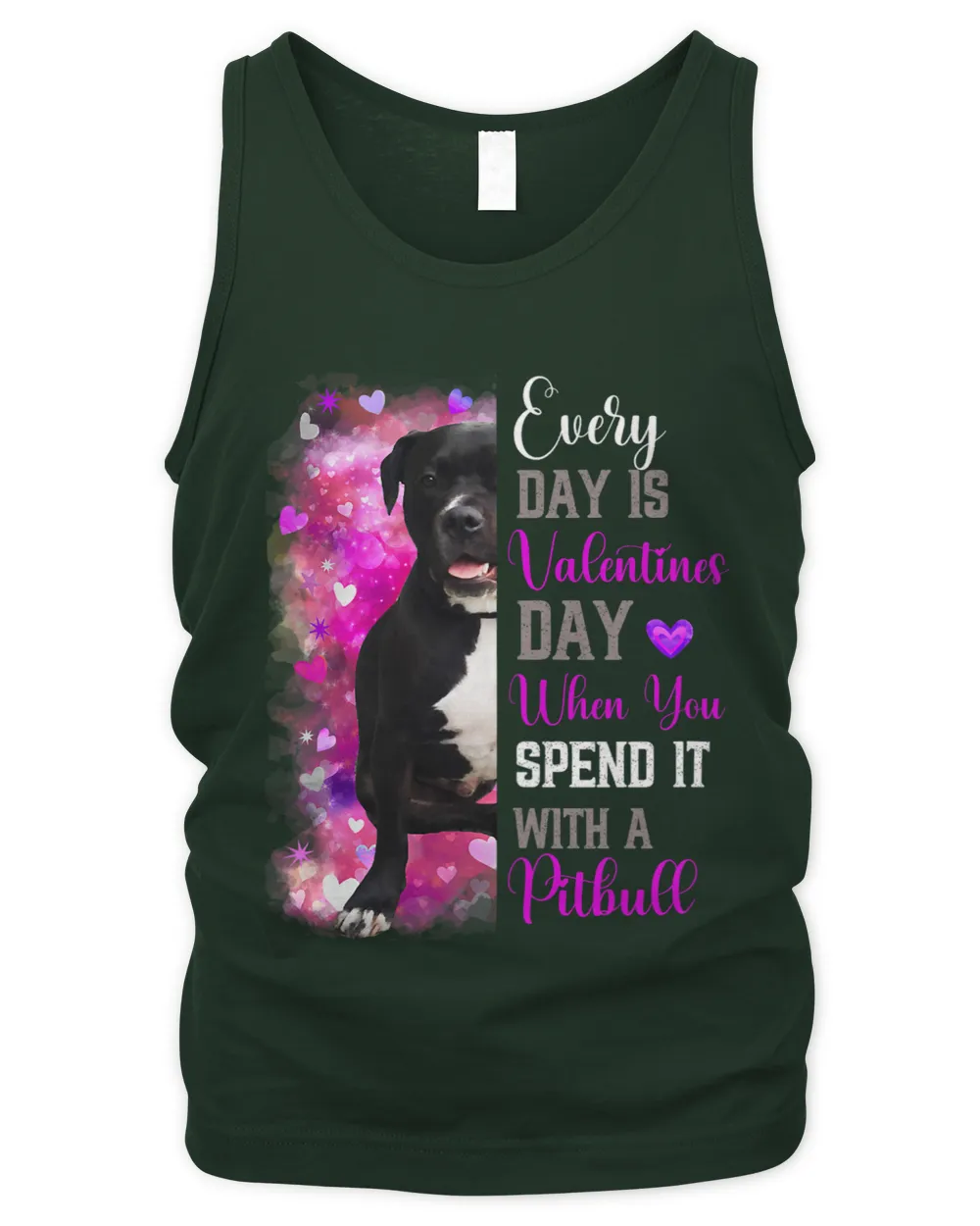 Womens Pitbull Mom Funny Valentines Day Dog Lovers Bully Pitty 1