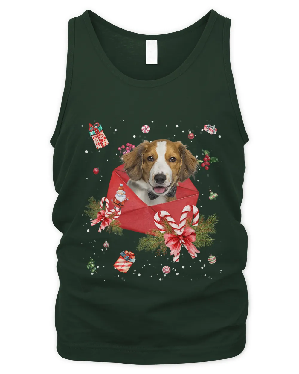 Kooikerhondje Dog In Christmas Card Ornament Pajama Xmas418