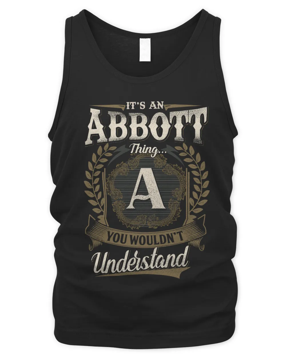 ABBOTT Men's Tank Top black s
