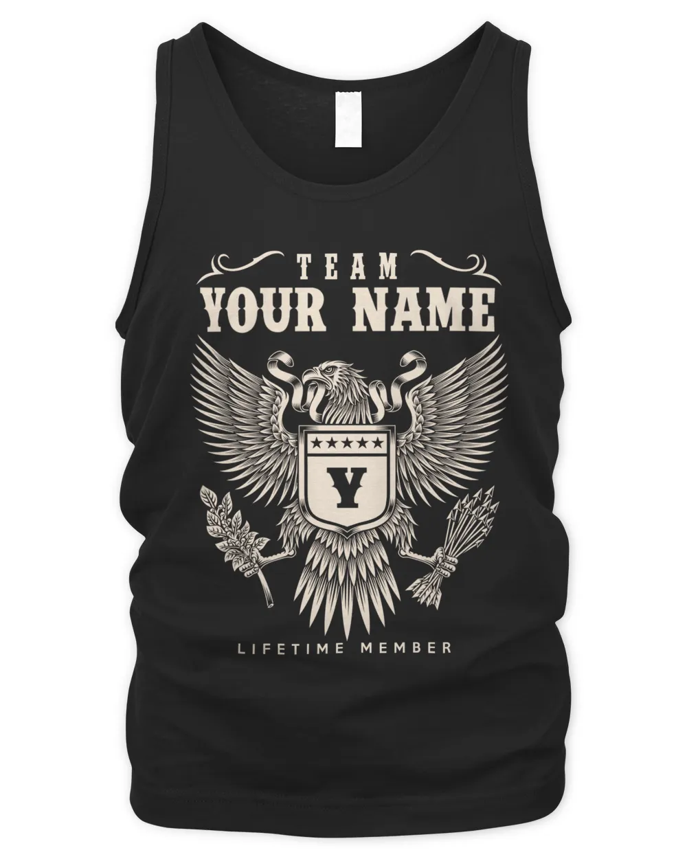 Team Your Name ! Lifetime member ! personalize your t-shirt