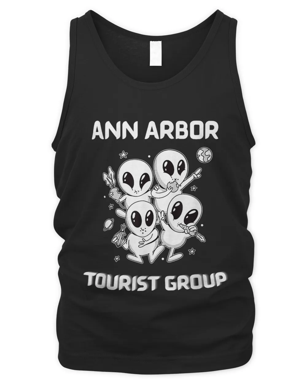 Ann Arbor Native Pride Alien Funny State Tourist Space