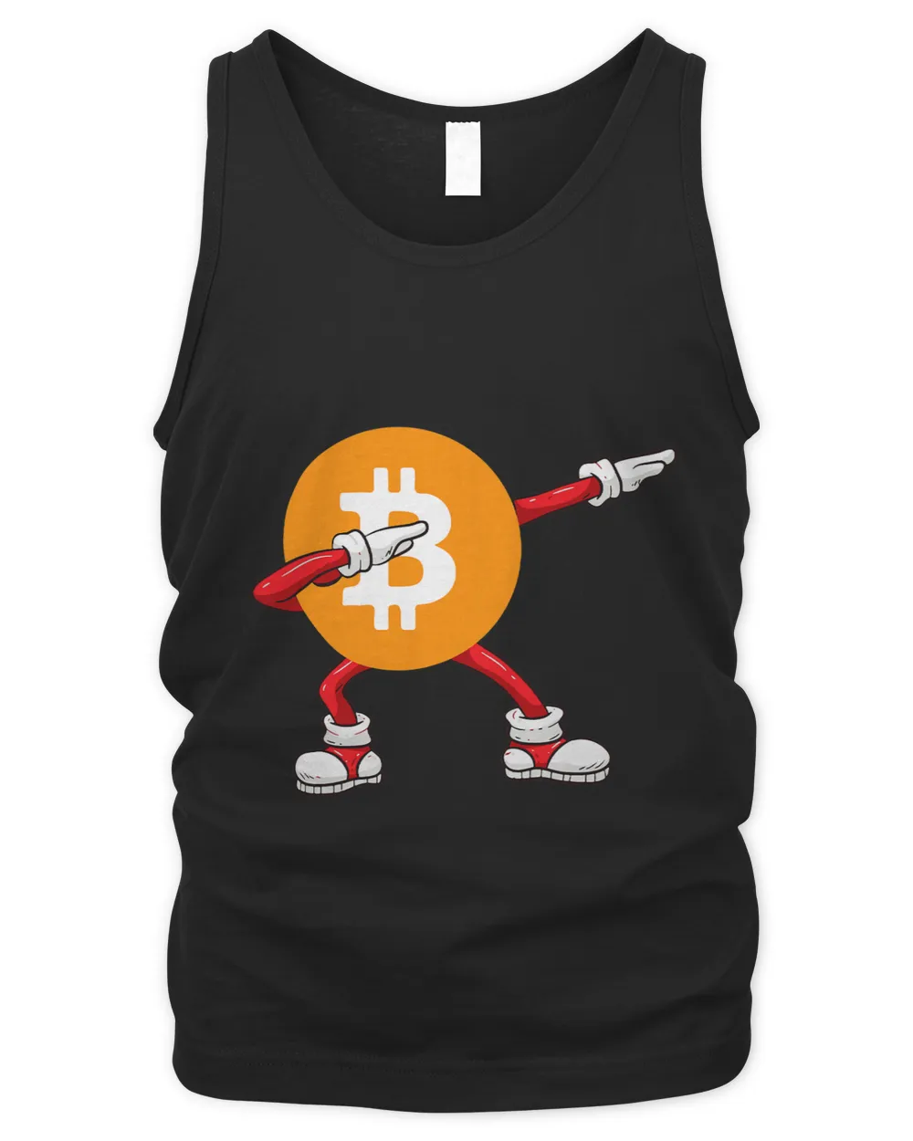 Funny Dabbing Bitcoin BTC Crypto Mens Saying 2