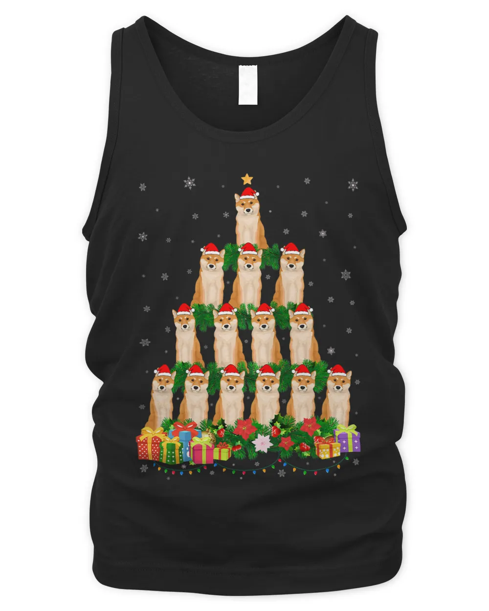 Xmas Outfit for Shiba Inu Dog Lovers Ugly Christmas Sweater