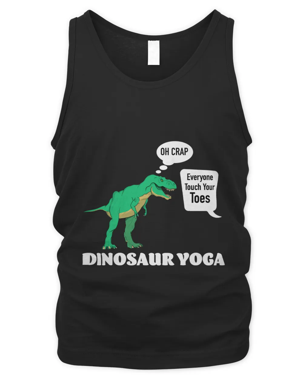 TRex Funny Dinosaur Yoga Touch Your Toes Tyrannosaurus