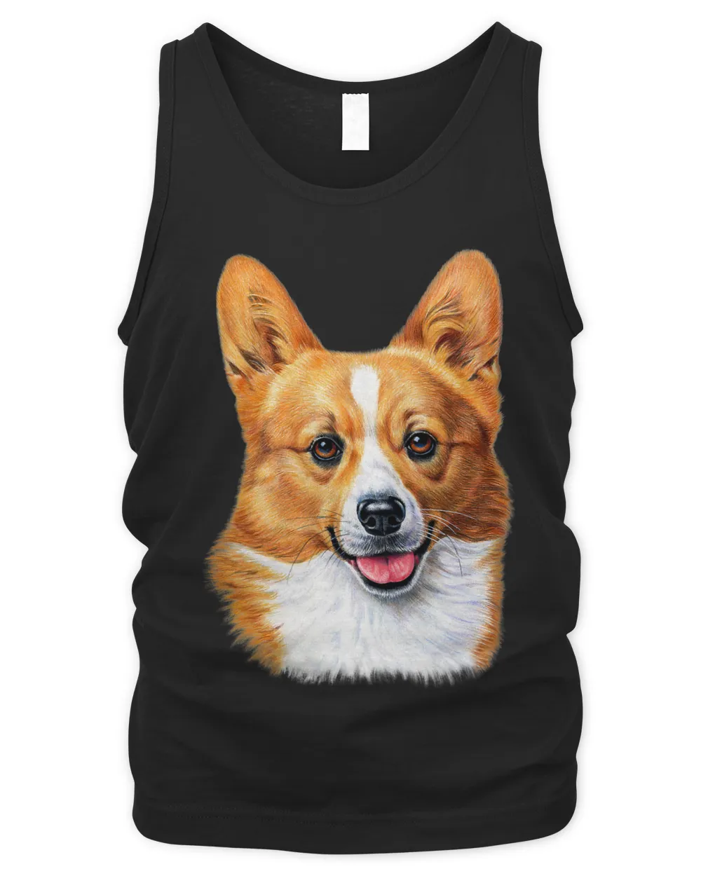 Face Portrait Drawing Painting Art Pembroke Welsh Corgi