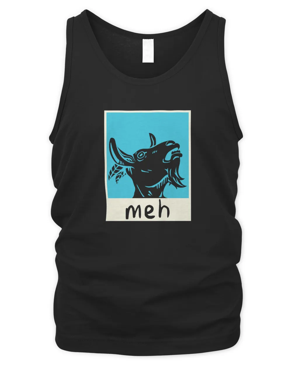 Meh Goat Men's Tank Top black s
