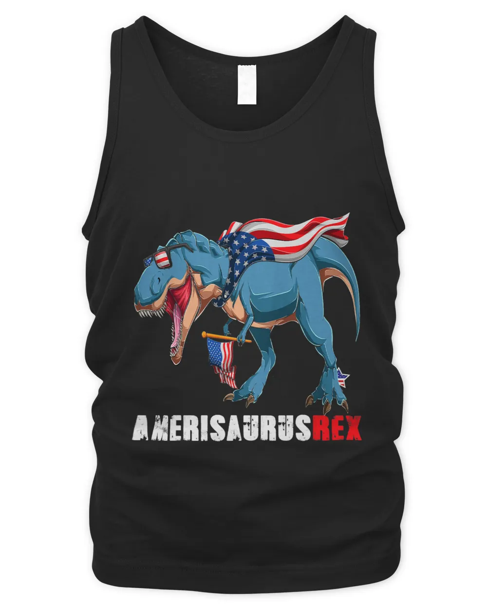Dinosaur 4th of July Kids Boys Men Amerisaurus T Rex Funny
