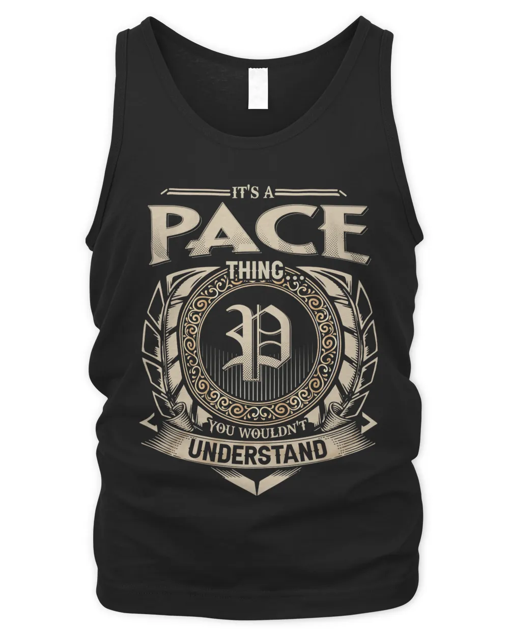 PACE Men's Tank Top black s