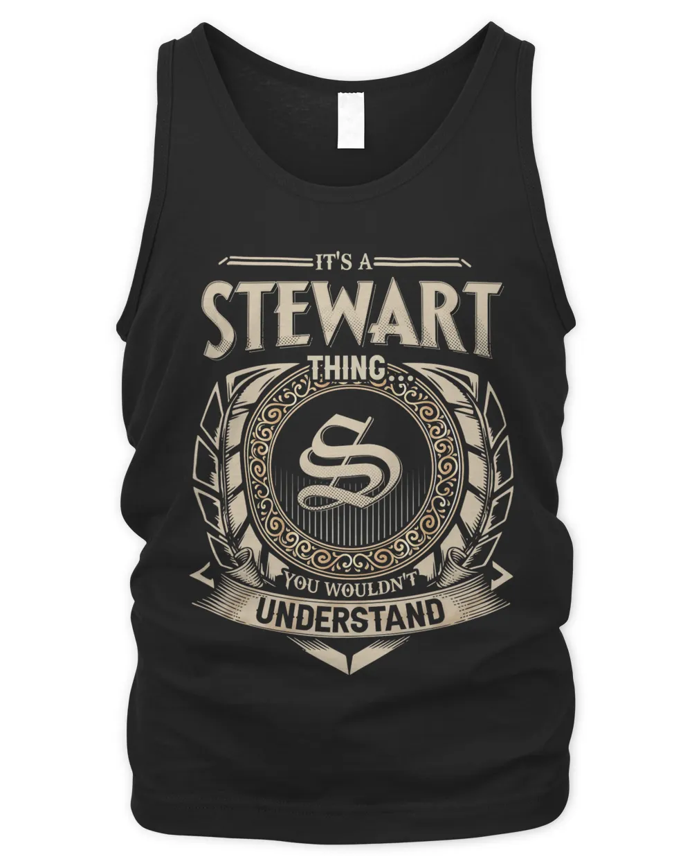 STEWART Men's Tank Top black s