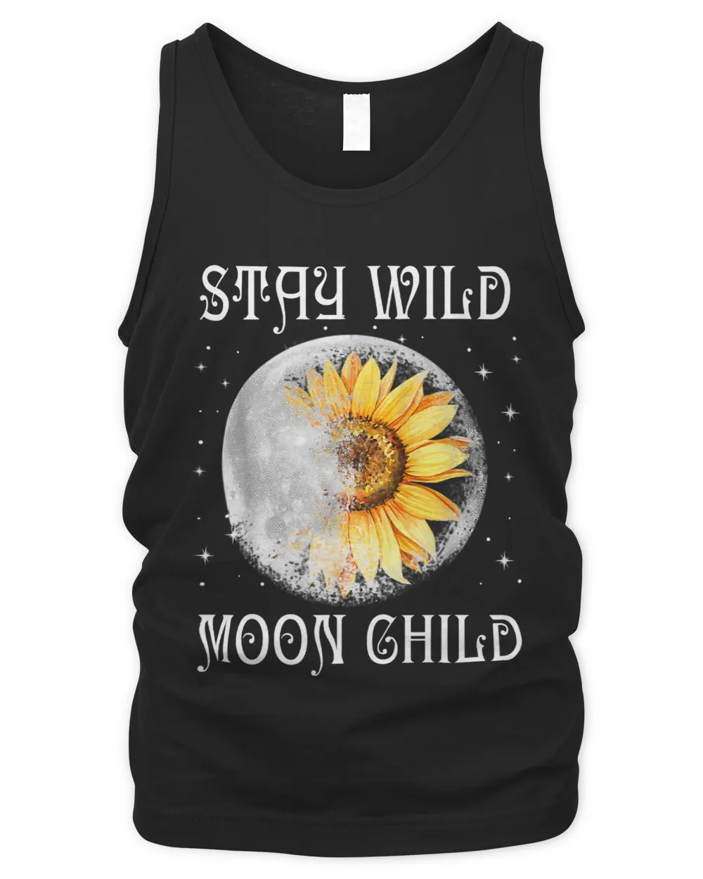 Stay Wild Moon Child Hippie Sunflower Tshirt Hippie Gifts