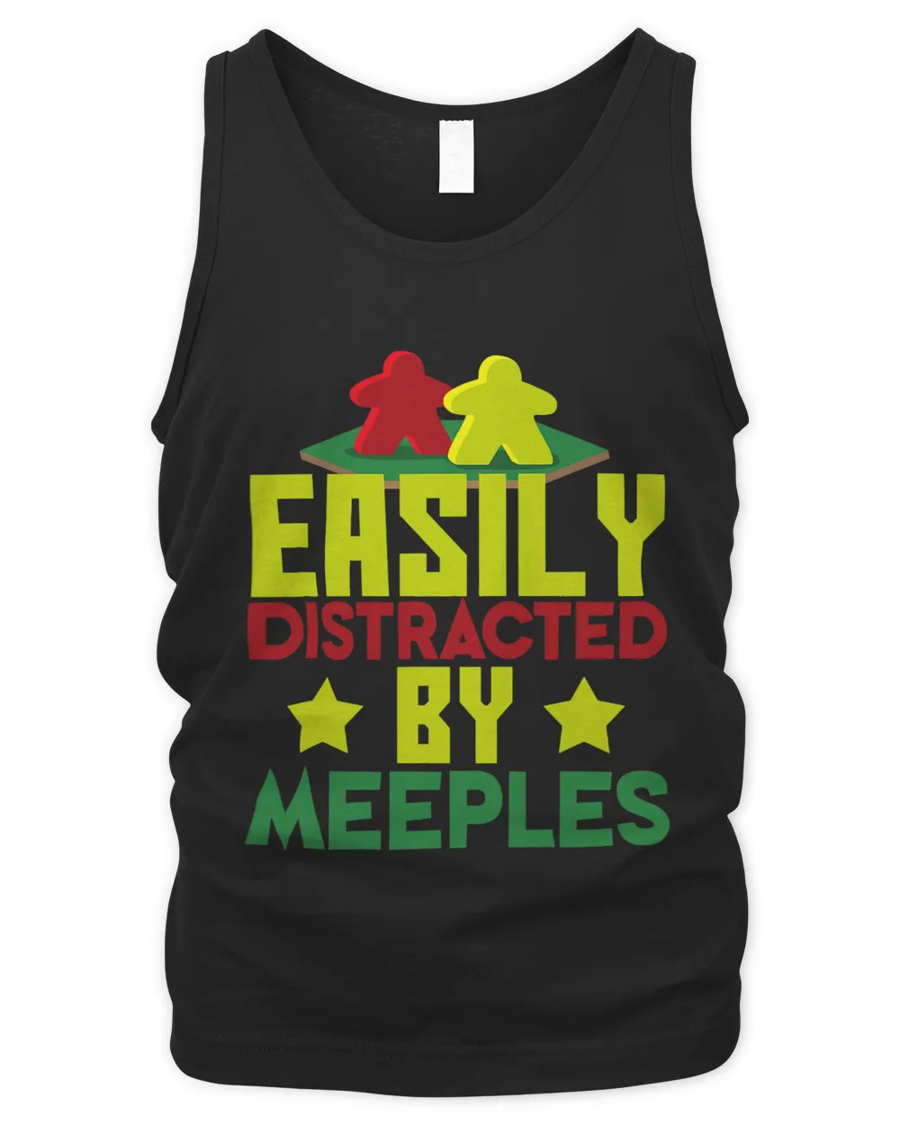 easily distracted by meeples Board Games Outfit Geek