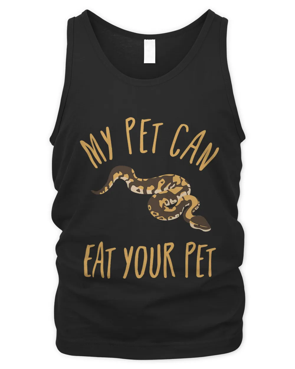 Funny Vintage Snake I love Ball Pythons Men's Tank Top black s