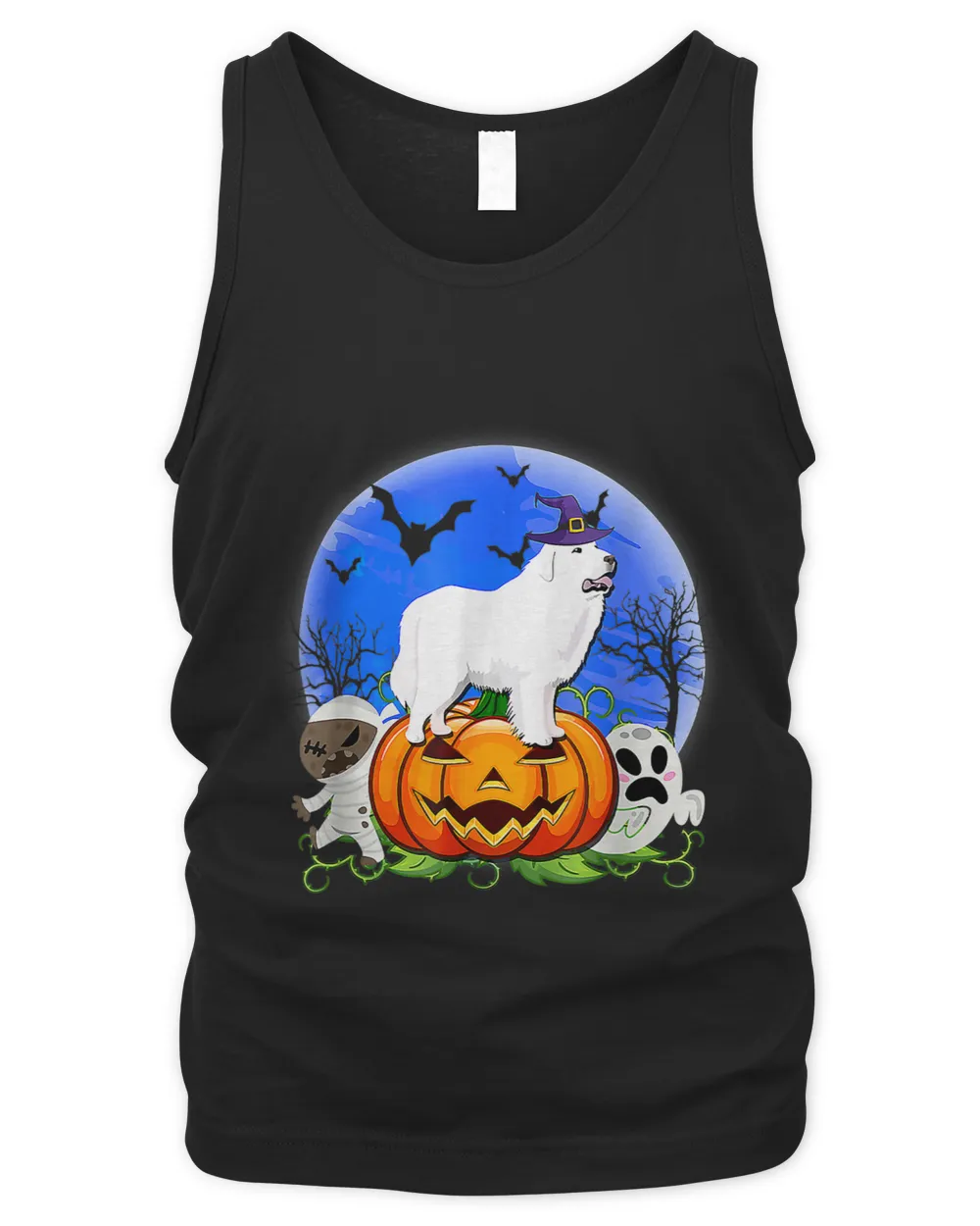 great pyrenee dog and moon halloween costume lover