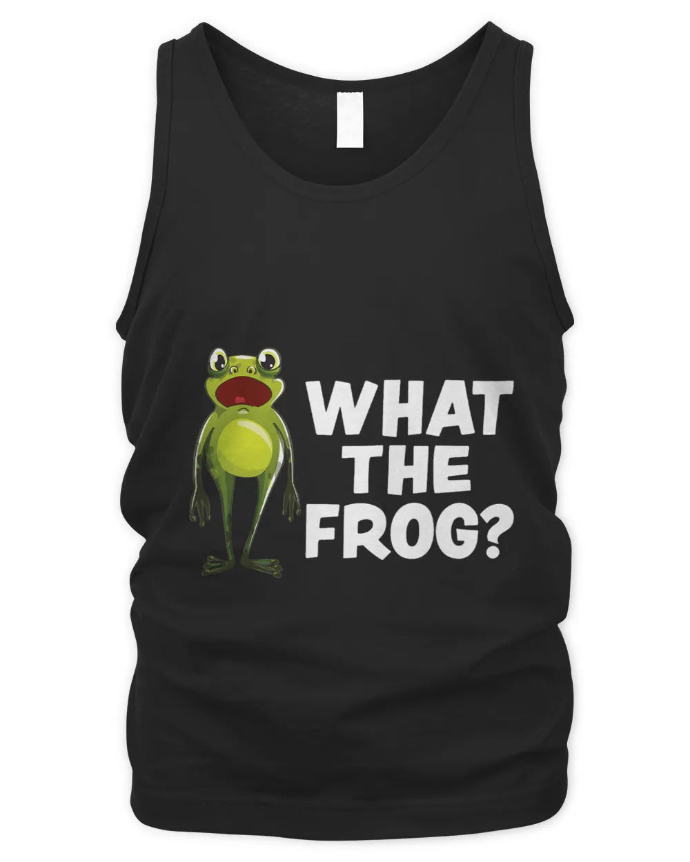 Frog Gift What the Frog Funny Saying FrogAmphibian Green Frog Lovers