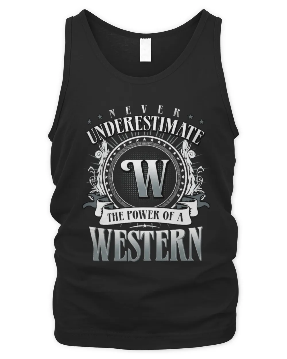 Fbus16217-Western H25 Men's Tank Top black s