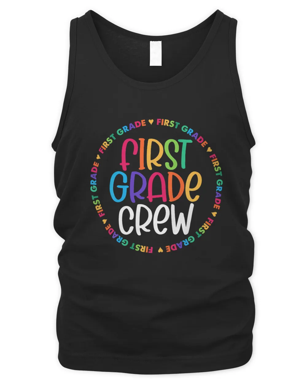 Colorful First Grade Crew Back 2 School Gifts T-Shirt