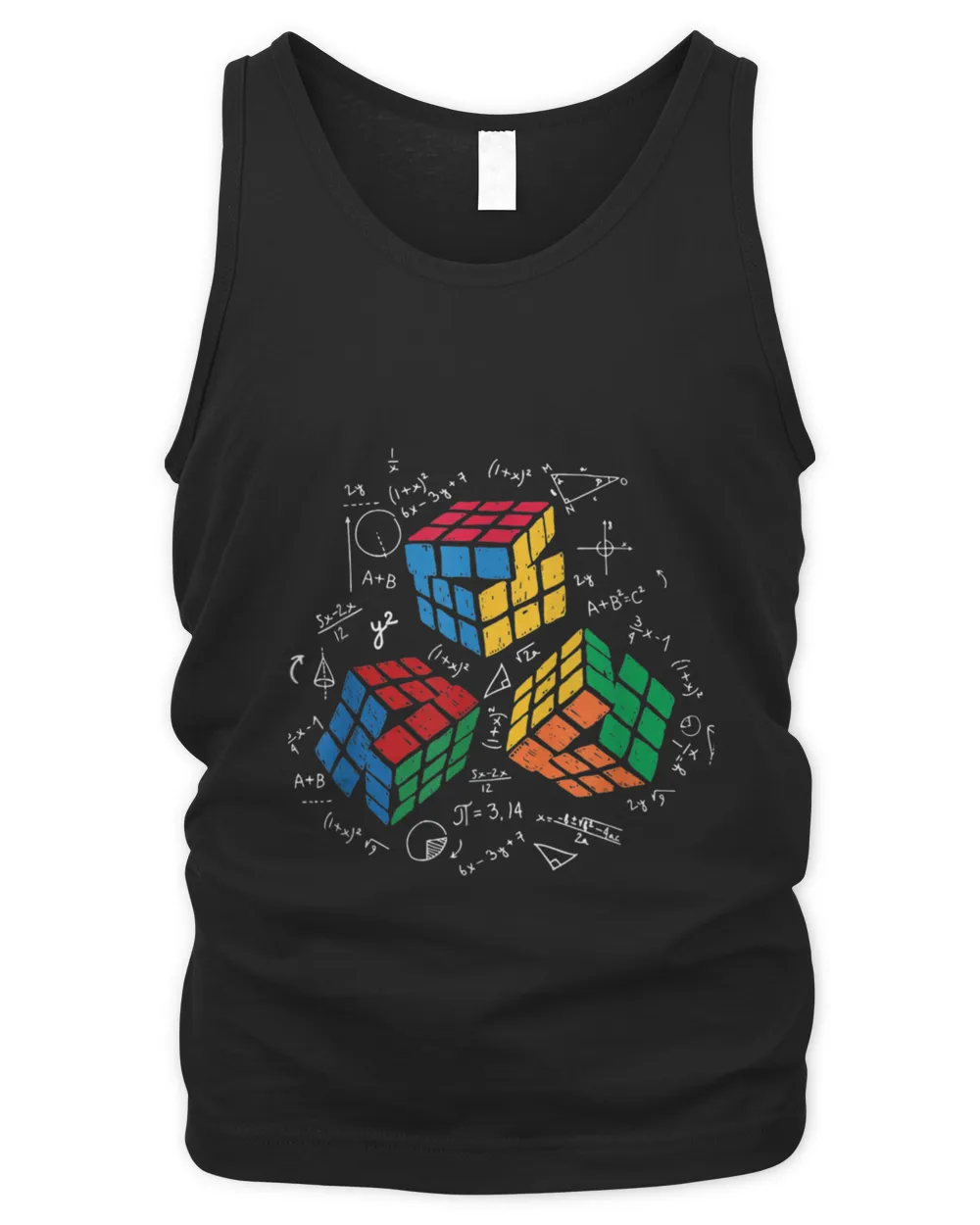 Cool Math Rubik Rubix Rubics Player Cube Math Lovers  T-Shirt