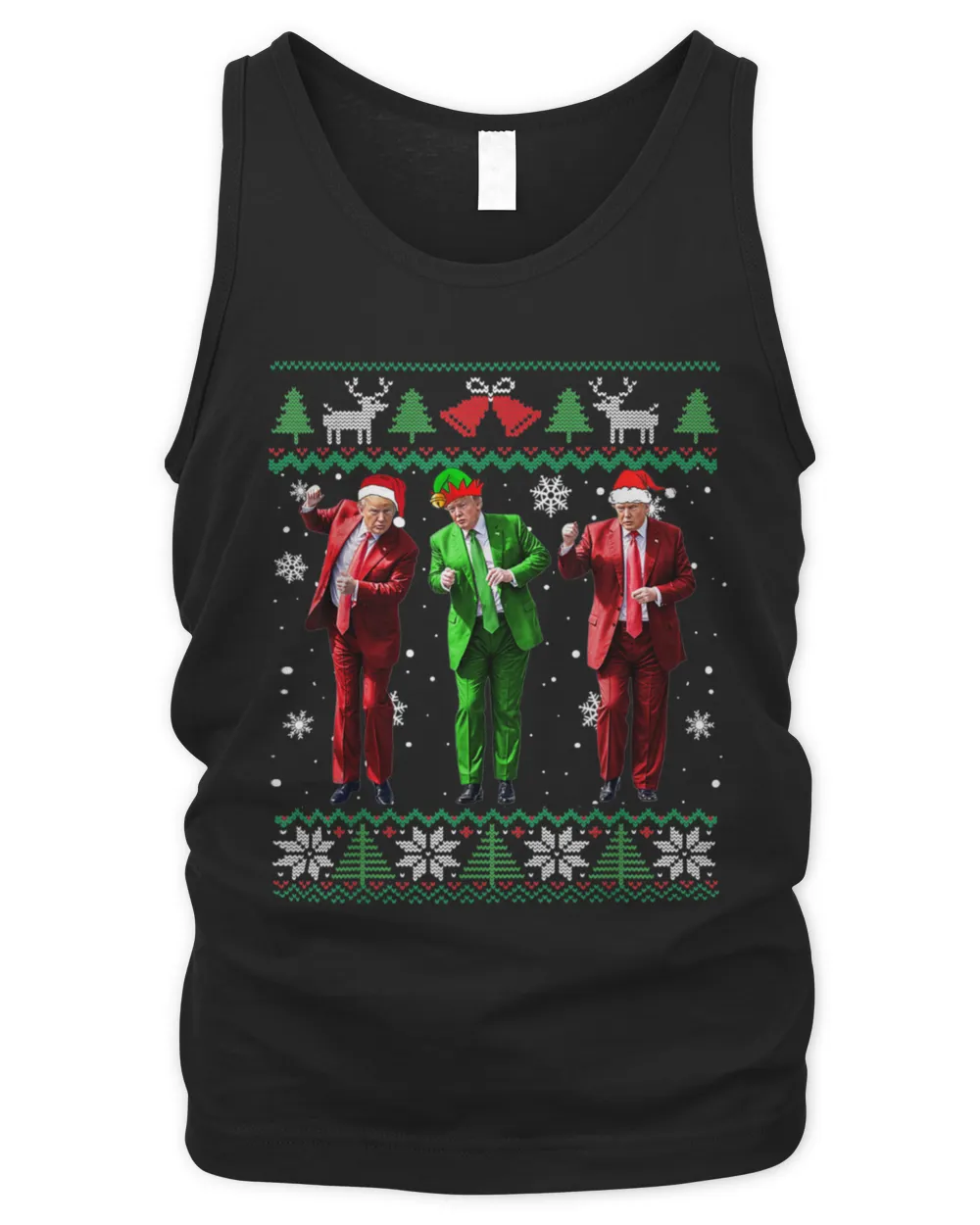 Merry Christmas Men's Tank Top black s