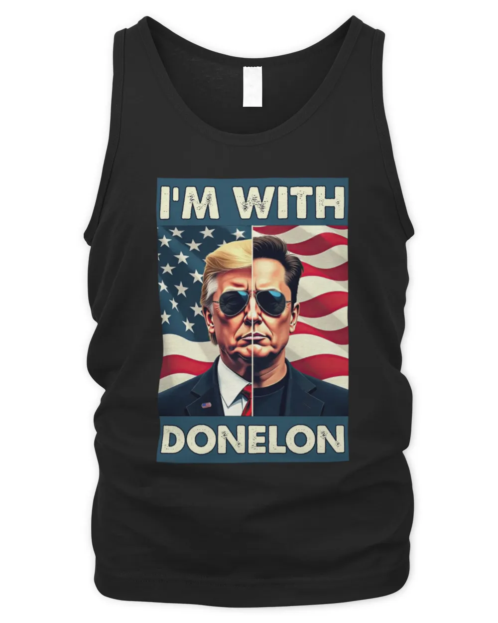 I'm With DONELON Men's Tank Top black s