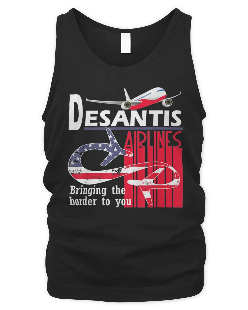 DESANTIS AIRLINES American Flag T-Shirt