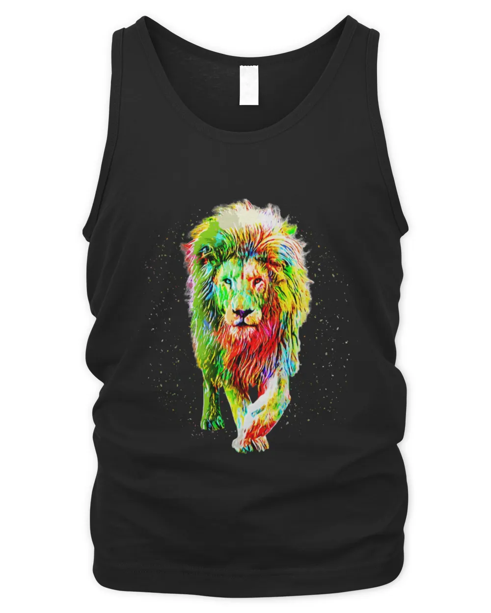 Lion Pet Beautiful Lion Colorful Design Pop Art Graphic Style