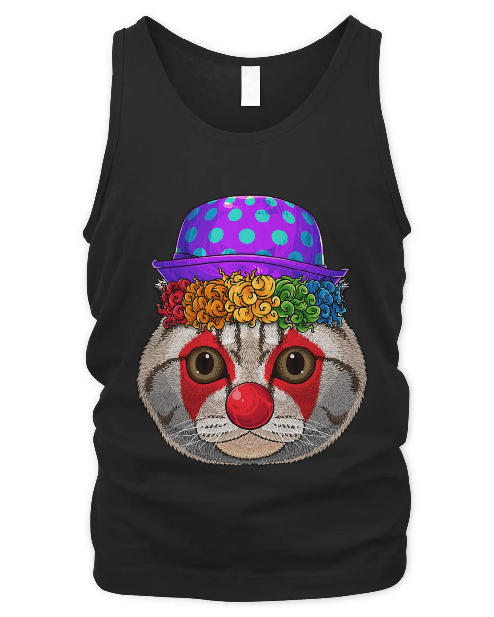 Clown Scottish Fold Circus Carnival Costume Cat Theme Party18