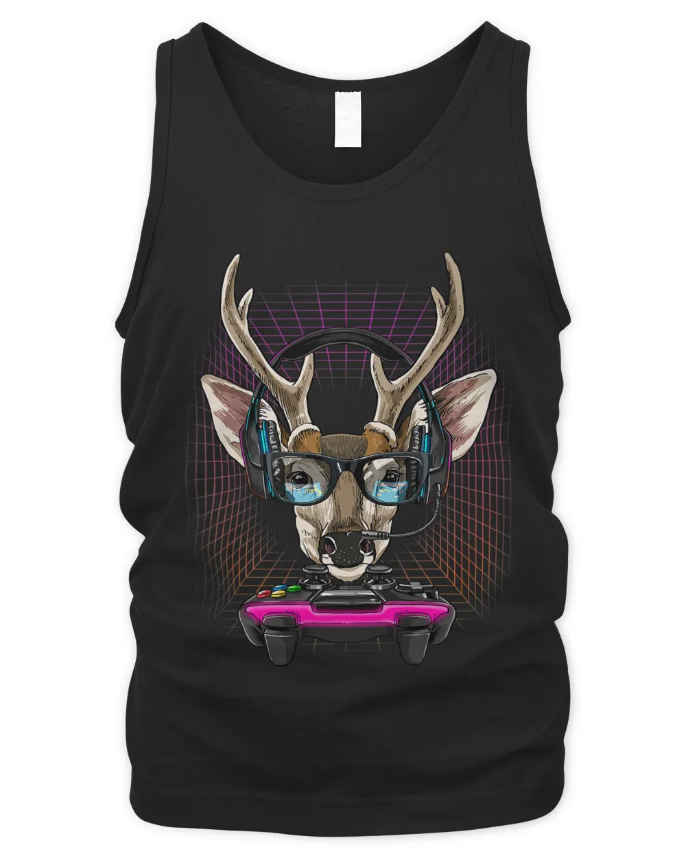Gaming Deer Video Gamer Player Animal Lover 127