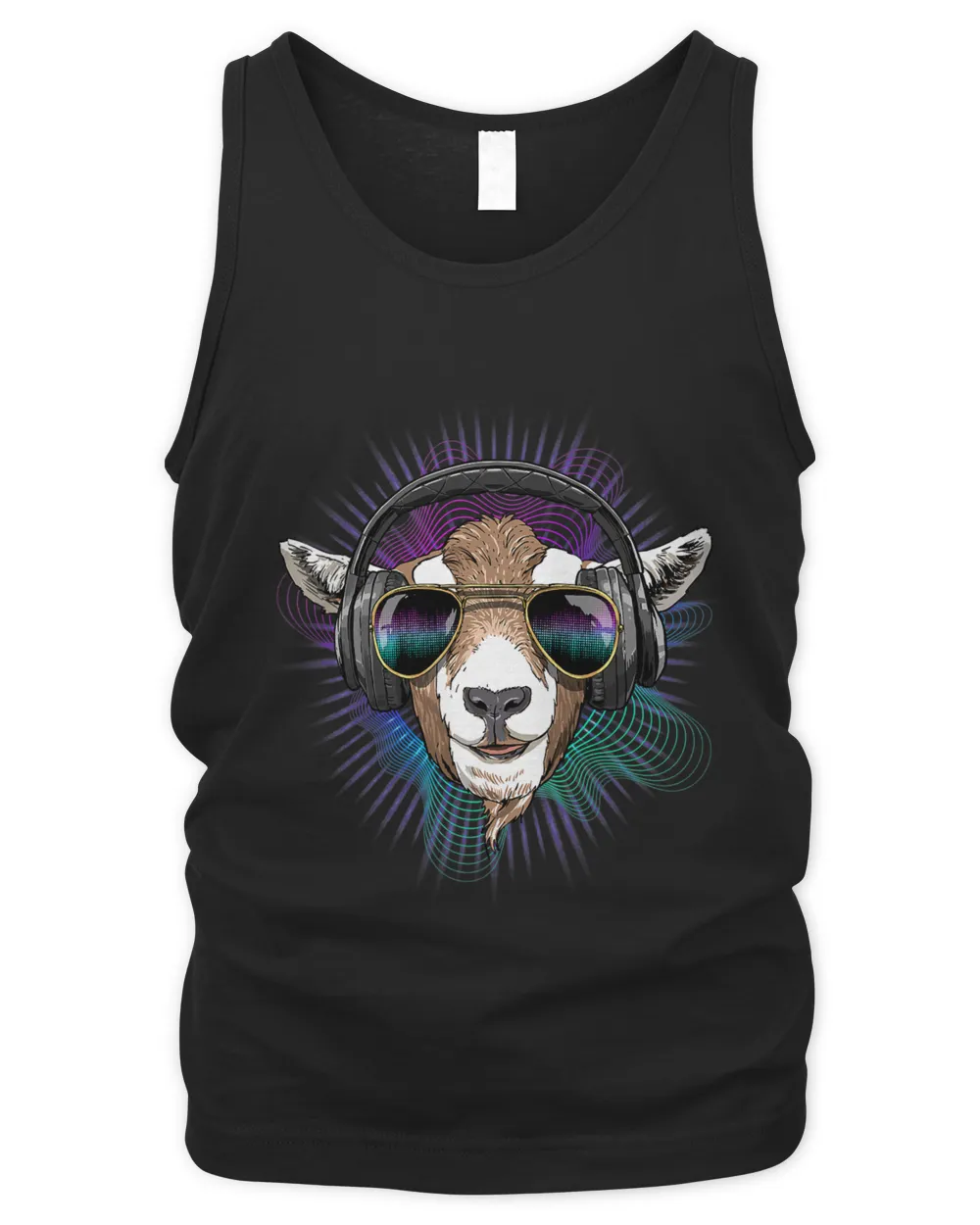 Music Goat Dj With Headphones Musical Goat Lovers 566