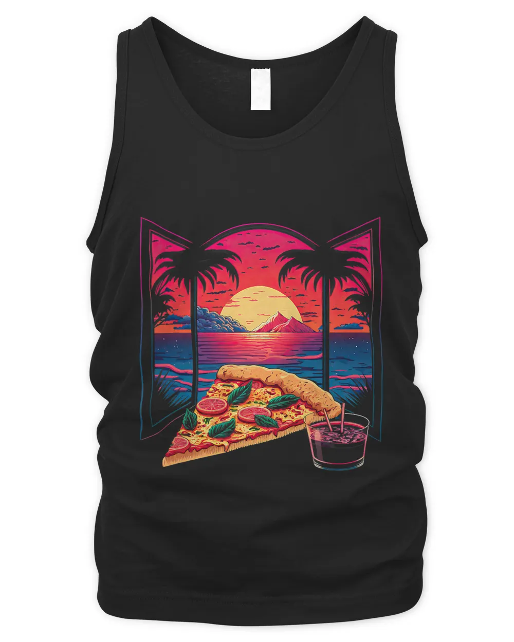Retro Aesthetic Pizza 55