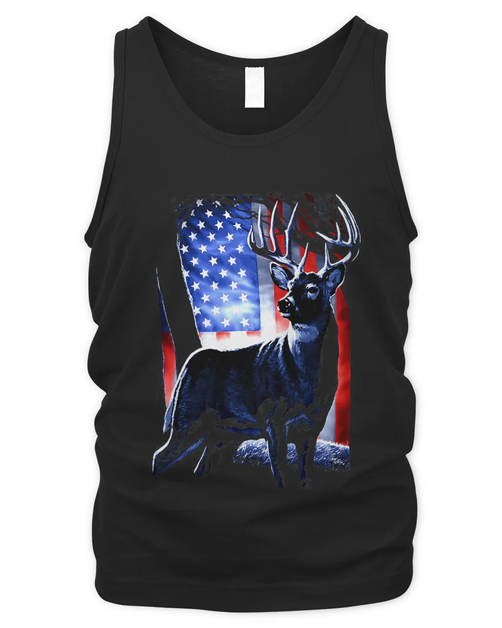 Buck American Flag Deer Hunting