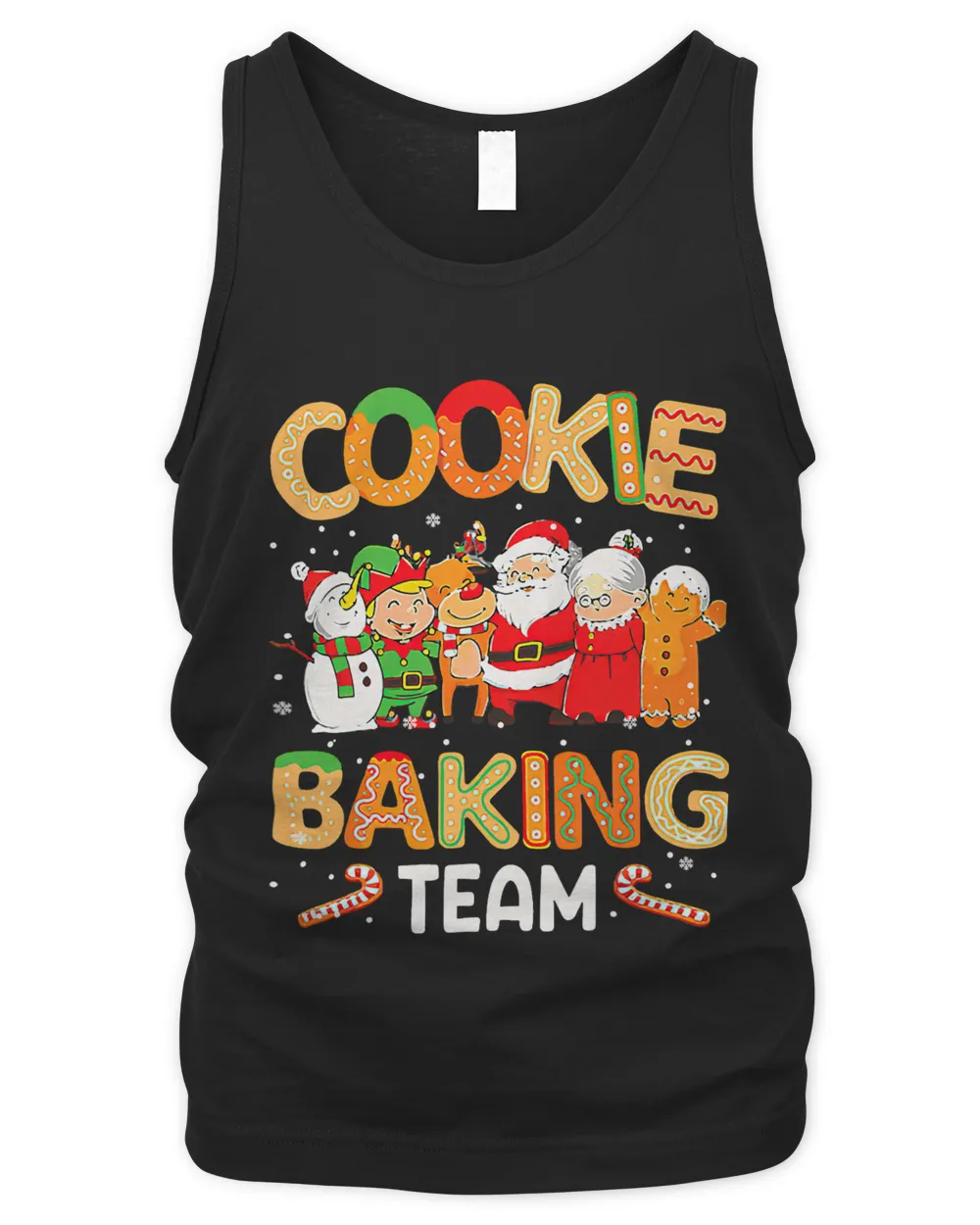 Cookie Baking Team Cute Gingerbread Family Christmas Holiday 406