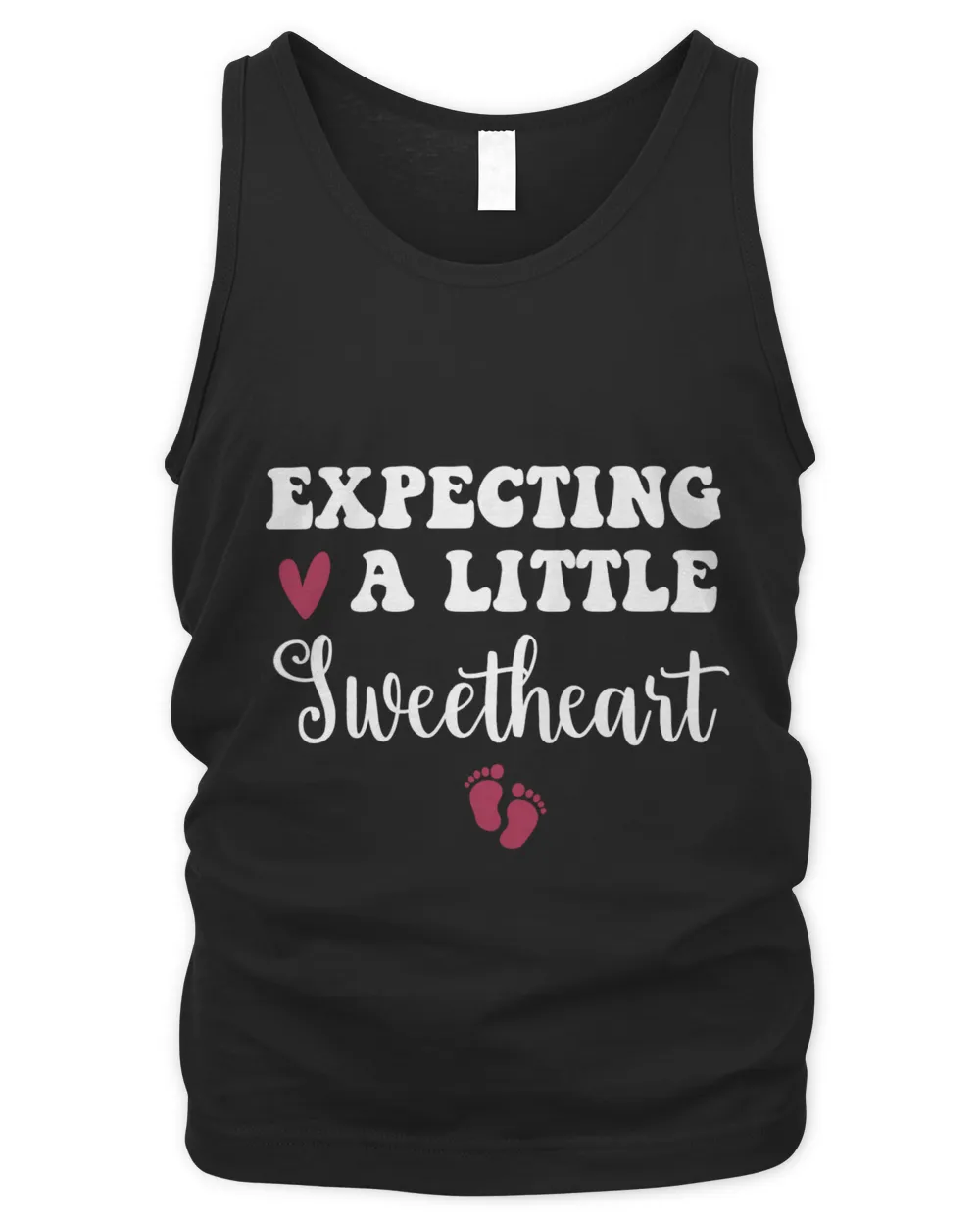 Expecting Little Sweetheart Valentine Pregnancy Announcement Sweatshirt