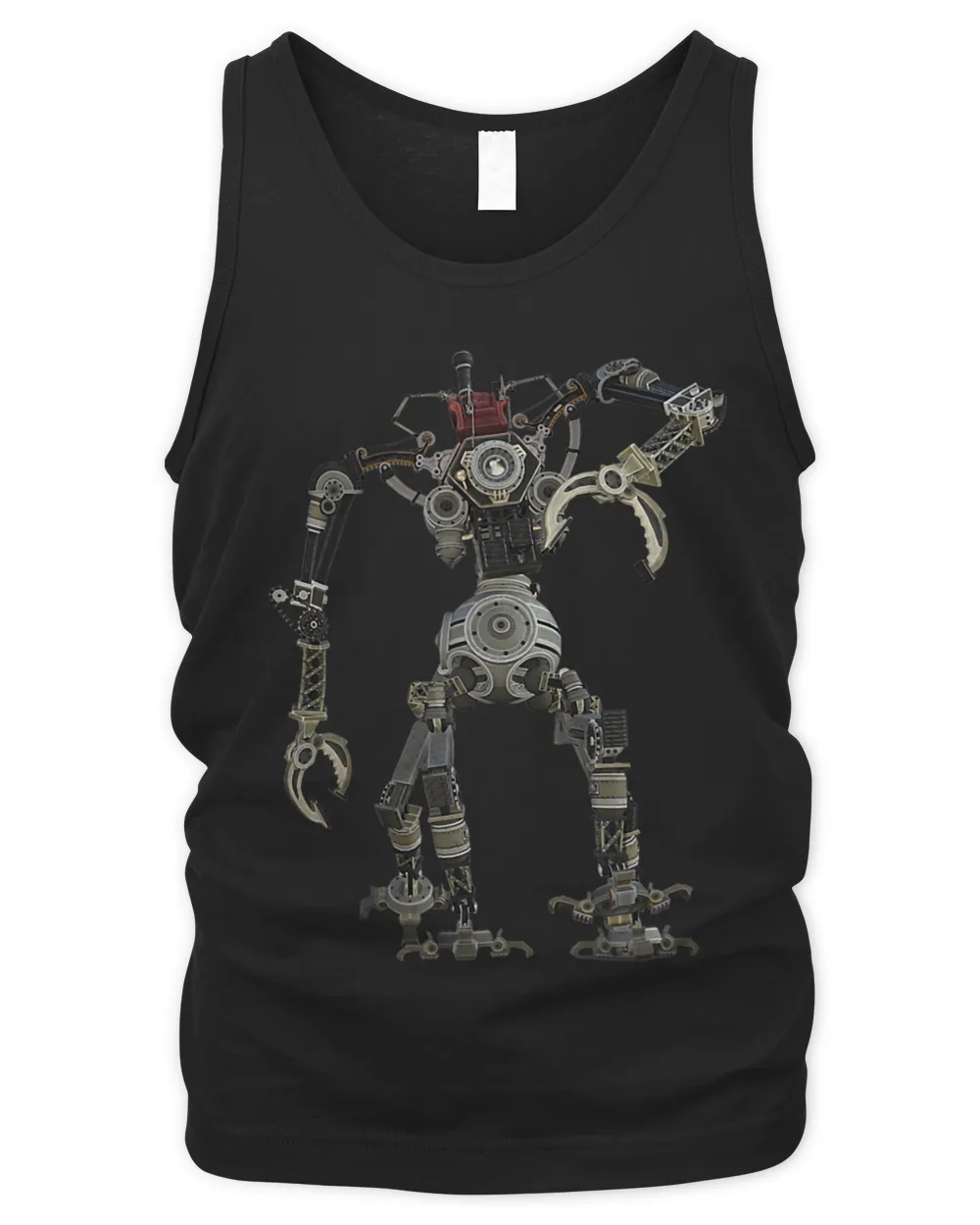Andriod Automation Helper Cyborg Bot Robot Chatbot Tech 4 Men's Tank Top black s