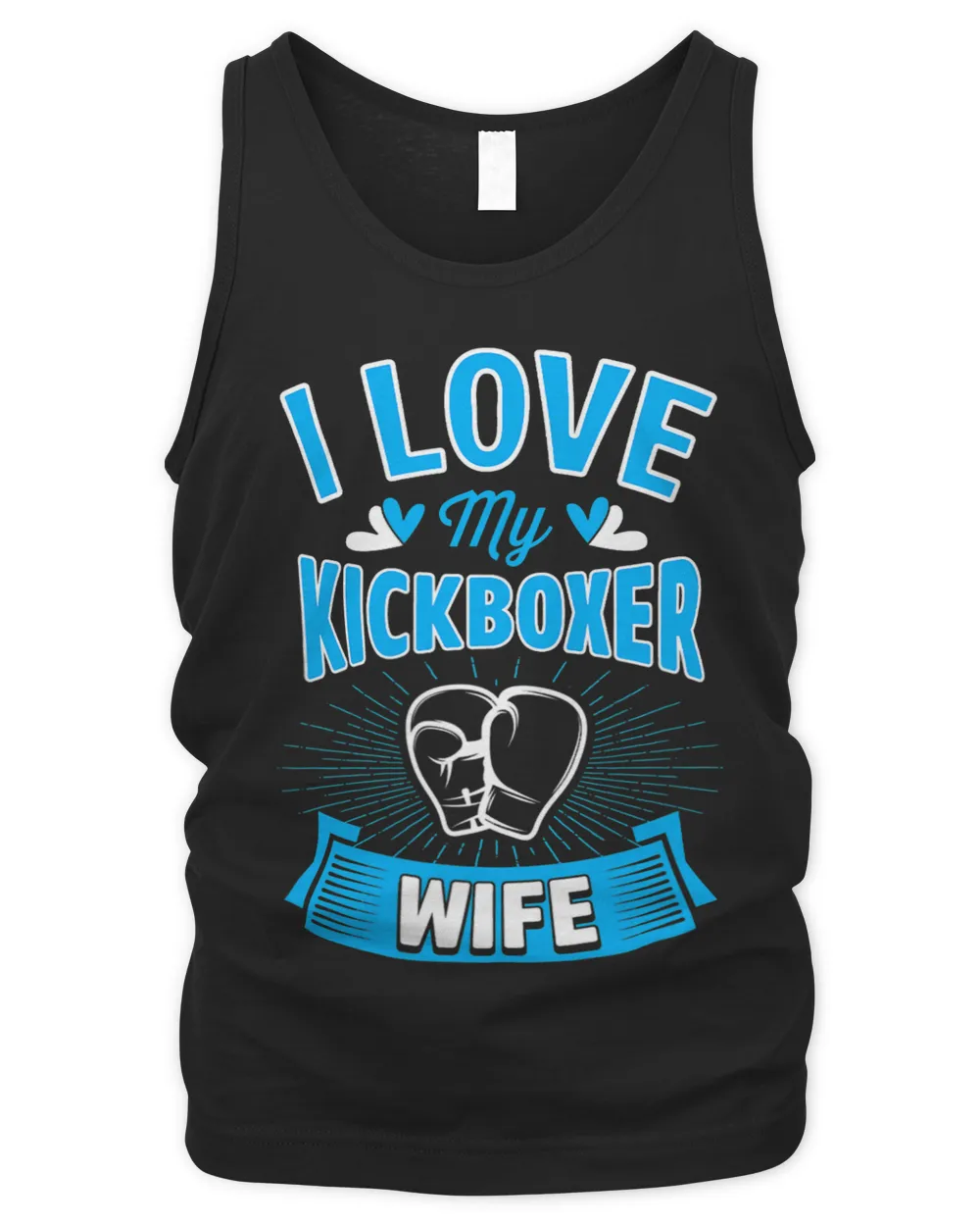 I Love My Kickboxer Wife Cute Matching Married Couple