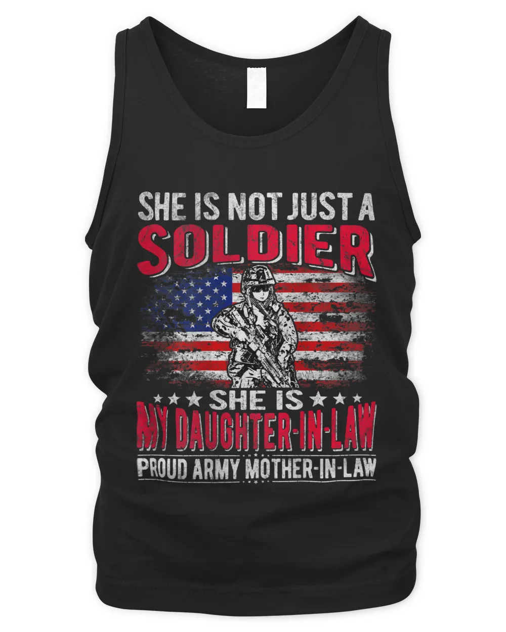 My DaughterInLaw Is A Soldier Proud Army MotherInLaw Tee