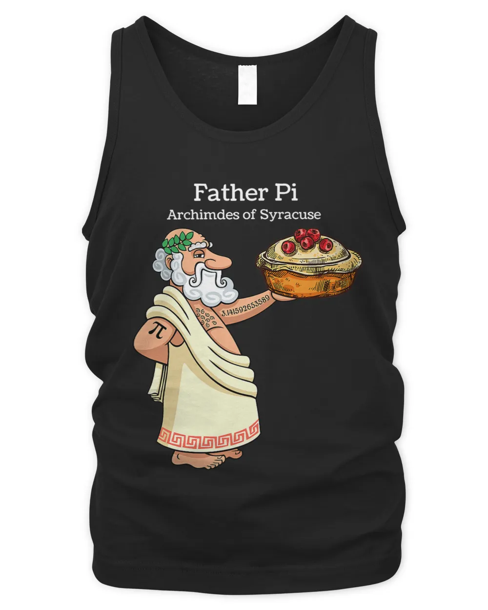 Father Pi Archemedies Syracuse Pi Tattoo Pi Symbol Numbers