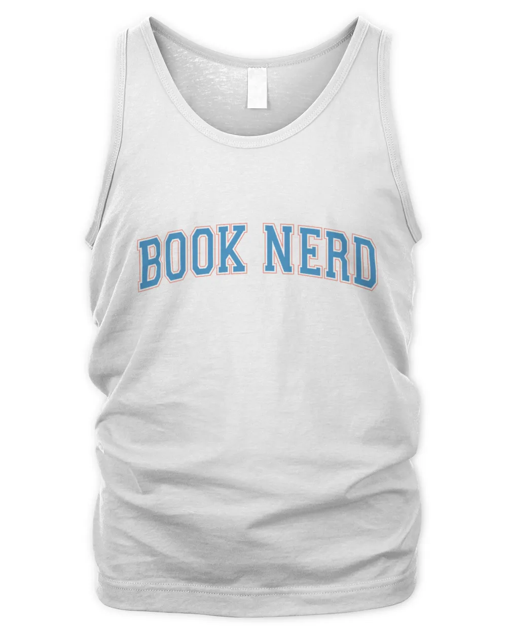 Book Nerd T-Shirt Men's Tank Top white s