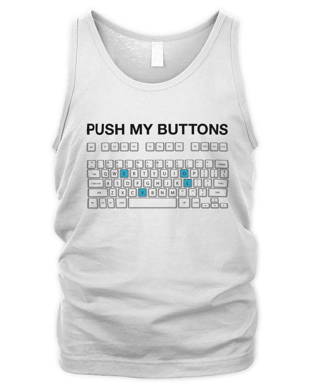 Push My Buttons Funny Couple Love Unisex T-Shirt