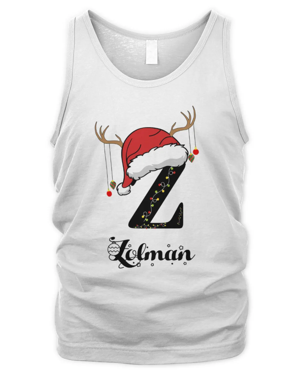 ZOLMAN Christmas Men's Tank Top white s
