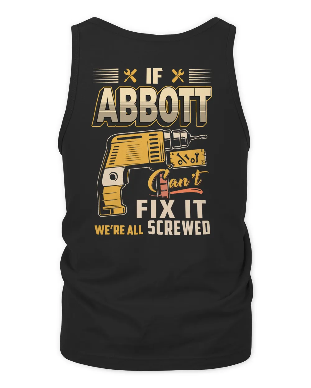 ABBOTT Men's Tank Top black s