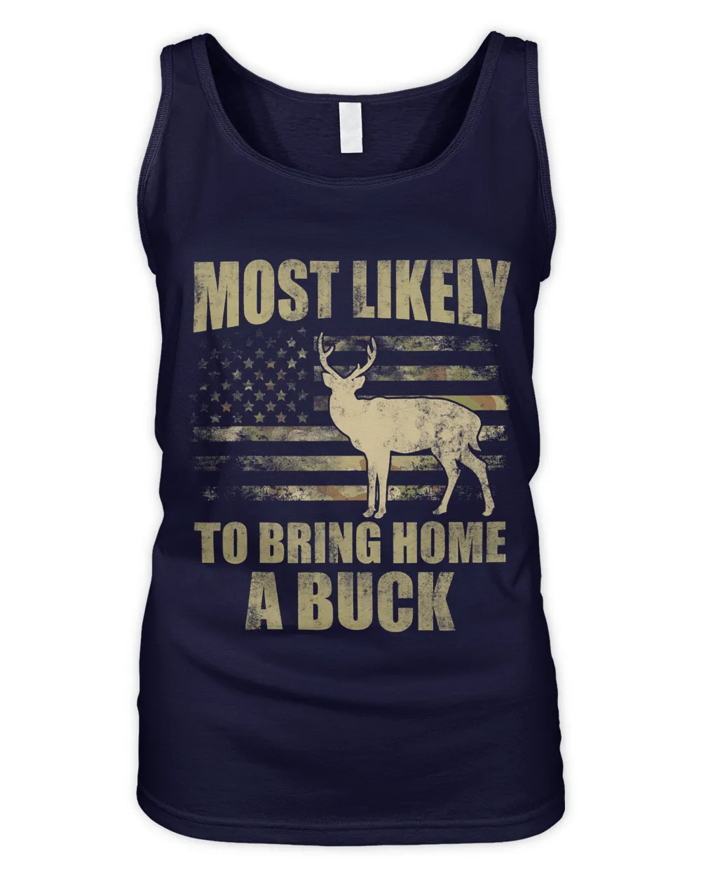 Hunting Camo US Flag Deer Elk Buck Camouflage Funny Hunter 264