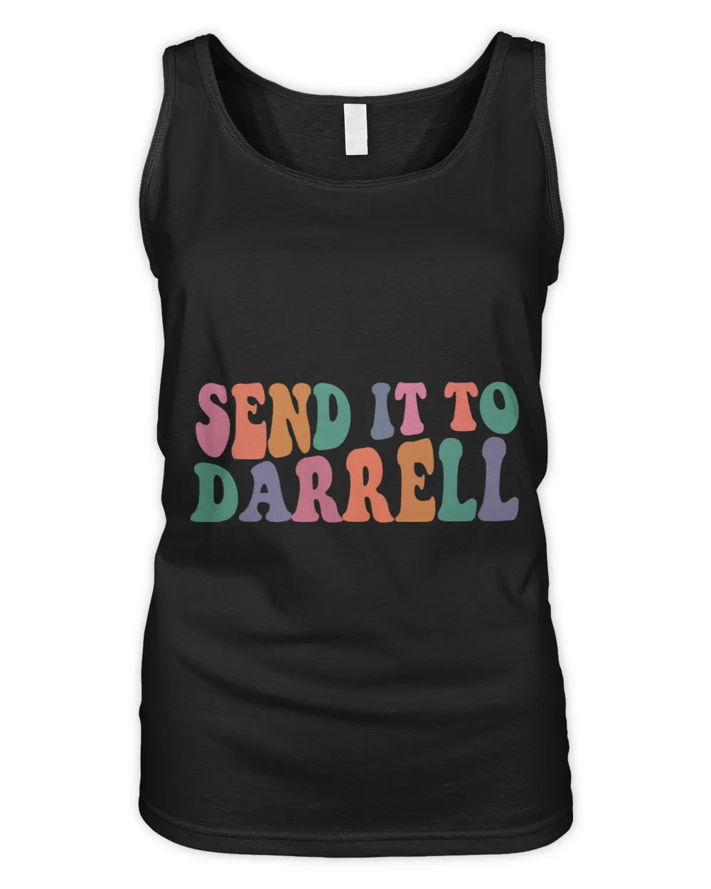 Send it to Darrell Send it to Daryl Send it to Darrel Women's Tank Top black s