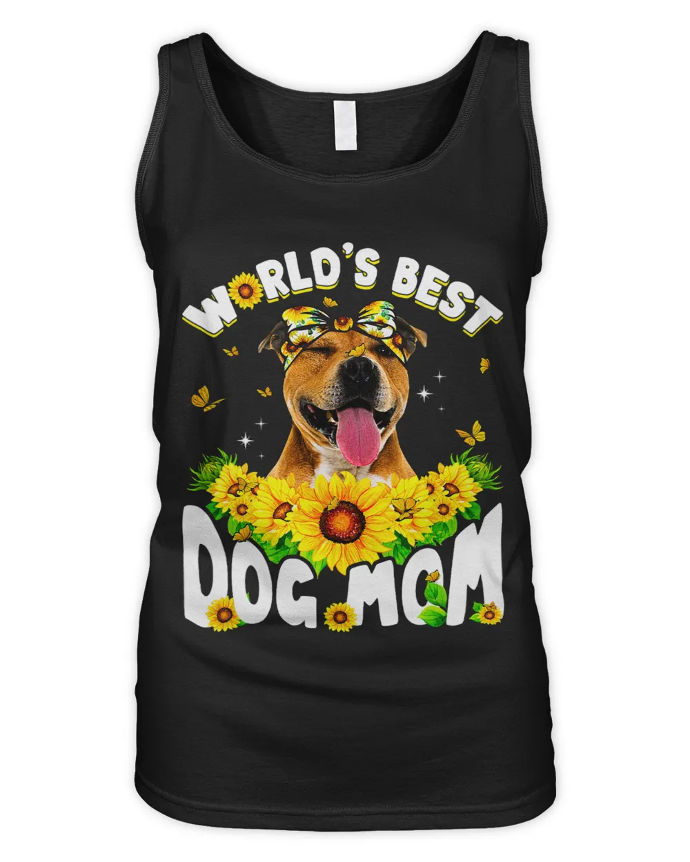 Worlds Best Pitbull Dog Mom Funny Mothers Day