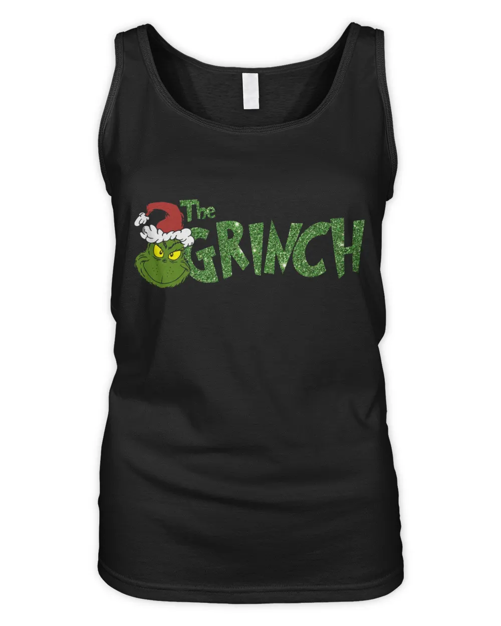 Retro Mrs. Claus But Married To The Grinch Matching Sweatshirt Women's Tank Top black s